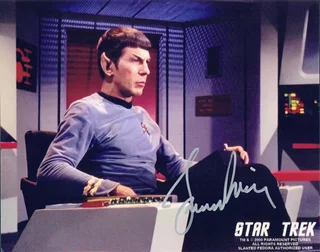 Leonard Nimoy autograph