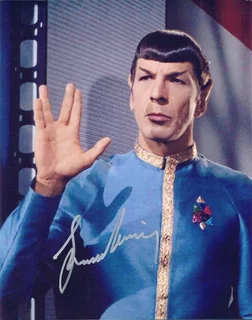 Leonard Nimoy autograph