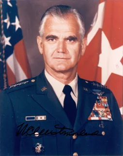 William Westmoreland autograph