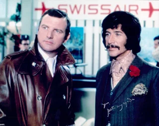 Peter Wyngarde autograph