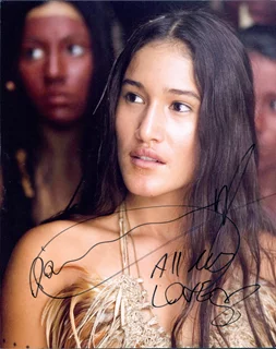 Q'Orianka Kilcher autograph