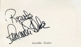 Amanda Blake autograph