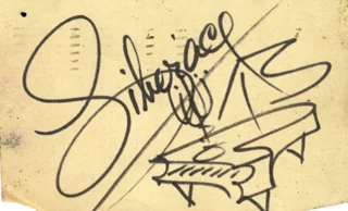 Liberace autograph