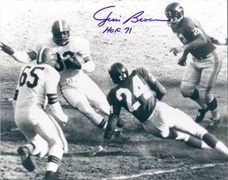 Jim Brown autograph