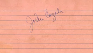 John Cazale autograph