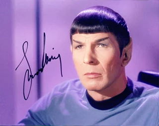 Leonard Nimoy autograph