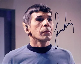 Leonard Nimoy autograph