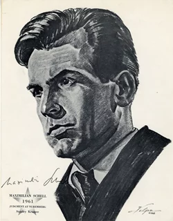 Maximilian Schell autograph