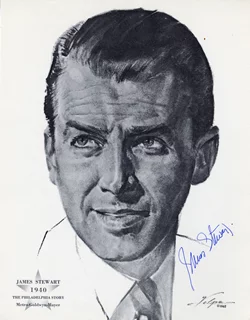 James Stewart autograph