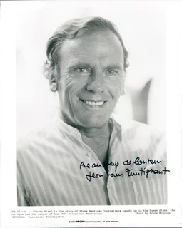 Jean-Louis Trintignant autograph