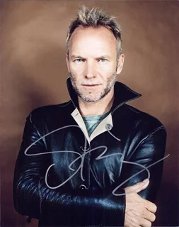 Sting autograph