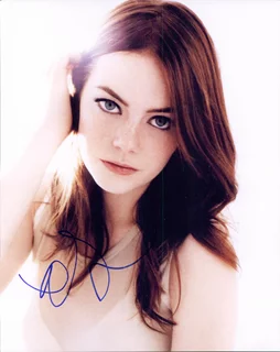 Emma Stone autograph