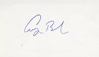 George Bush autograph