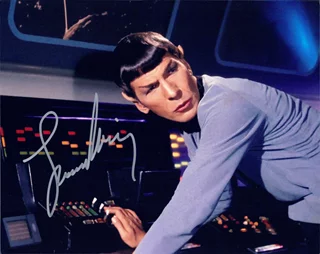 Leonard Nimoy autograph