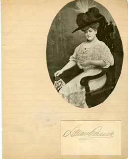 Lillian Russell autograph