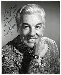 Cesar Romero autograph