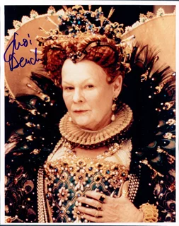 Judi Dench autograph