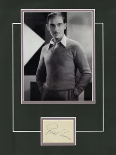 Paul Lukas autograph