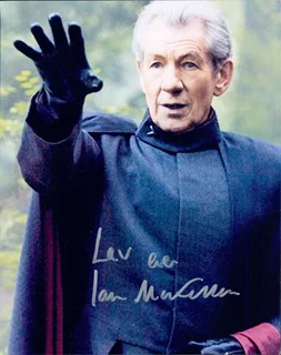 Ian McKellan autograph