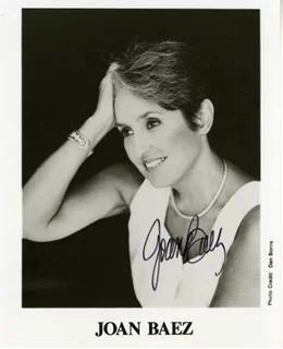 Joan Baez autograph