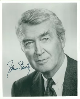 James Stewart autograph