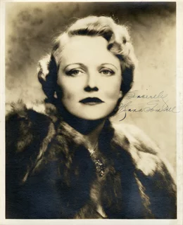 Minna Gombell autograph