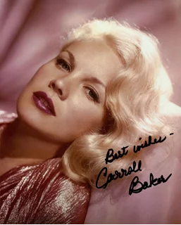 Carroll Baker autograph