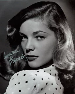 Lauren Bacall autograph