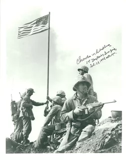 Charles W. Lindberg autograph