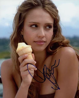 Jessica Alba autograph