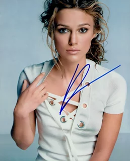 Keira Knightley autograph