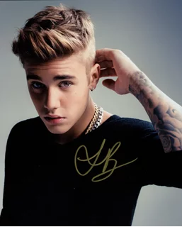 Justin Bieber autograph
