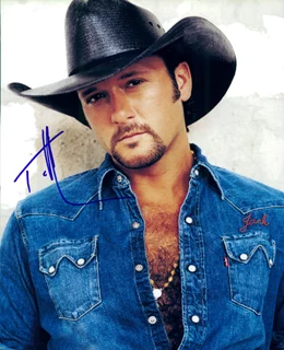 Tim McGraw autograph