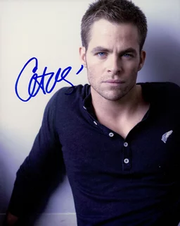 Chris Pine autograph