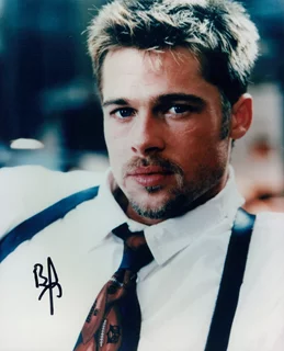 Brad Pitt autograph