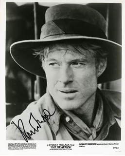 Robert Redford autograph