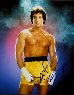 Sylvester Stallone autograph