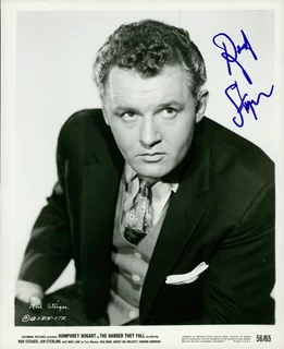 Rod Steiger autograph