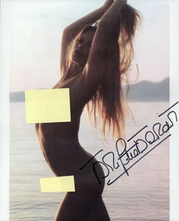 Brigitte Bardot autograph