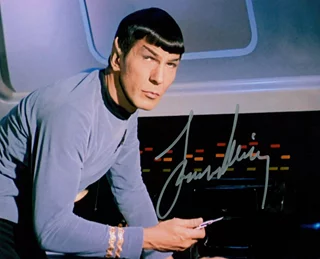 Leonard Nimoy autograph