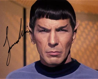 Leonard Nimoy autograph