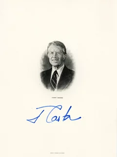 Jimmy Carter autograph