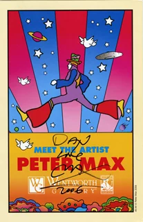 Peter Max autograph
