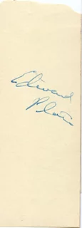 Edward Platt autograph