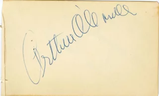 Arthur O'Connell autograph