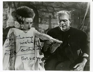 Elsa Lancaster autograph