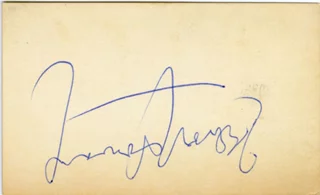 Trevor Howard autograph