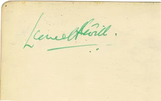 Lionel Atwill autograph