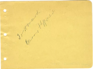 Barry Fitzgerald autograph