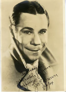 Joe E. Brown autograph
